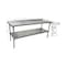 Bk Resources Work Table Stainless Steel With Undershelf, 1.5" Rear Riser 72"Wx30"D VTTR-7230 - alternate 6